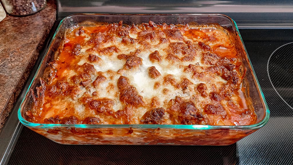 zucchini lasagna is not so bad