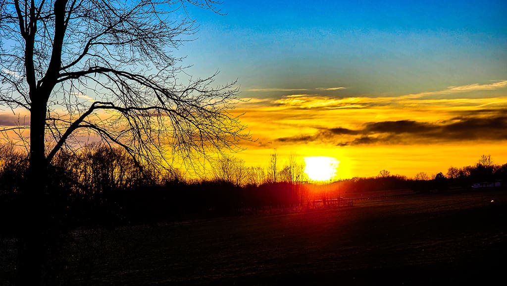 end of the day in rural indiana looks like…