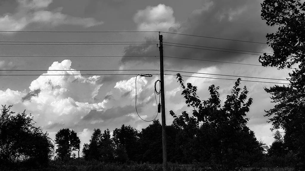 dark rain clouds